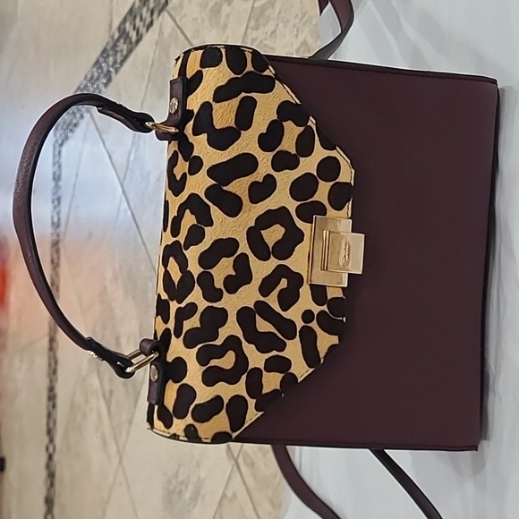 Dune London Brown Crossbody Bag with Gold Hardware - Picture 3 of 6